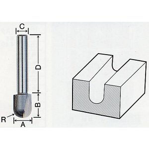 ライト精機 LightSEIKI ライト精機 TR-49 スーパー トリマ  U溝ビット