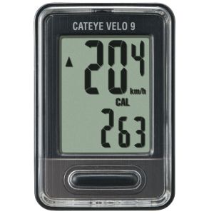 キャットアイ CATEYE キャットアイ CC-VL820 ベロ9 ブラック VELO 9 CATEYE サイクルコンピュータ