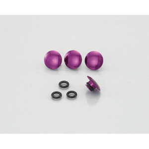 キタコ KITACO キタコ 0900-000-81105 キャップボルトカバー アルミ M6用 パープル 4個 KITACO