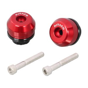 キタコ KITACO キタコ 506-1320920 バーエンドキャップ レッドアルマイト ダックス125（JB04） CT125ハンターカブ KITACO