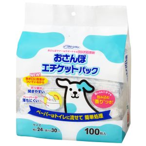 シーズイシハラ シーズイシハラ クリーンワン おさんぽエチケットパック 100枚 うんち袋 トイレ