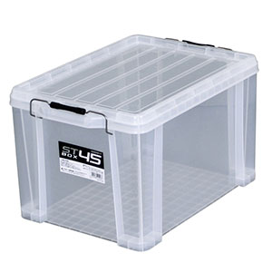 JEJアステージ JEJアステージ ST-45CR ＃45 STボックス クリア 379×545×322mm メーカー直送 代引不可 北海道沖縄離島不可