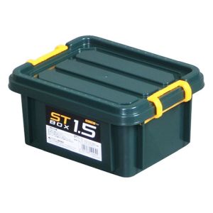 JEJアステージ JEJアステージ ＃1.5 STボックス ダークグリーン 1.5L 195×160×94mm メーカー直送 代引不可 北海道沖縄離島不可
