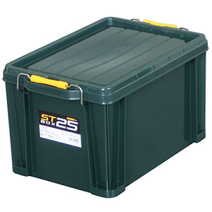 JEJアステージ JEJアステージ ST-25DGL ＃25 STボックス ダークグリーン 24L 295×443×259mm メーカー直送 代引不可 北海道沖縄離島不可