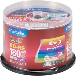 バーベイタム Verbatim バーベイタム VBE130NP50SV1 BD-RE 25GB 50枚 2倍速 ブルーレイディスク Verbatim