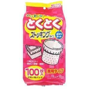 ケミカルジャパン ケミカルジャパン のびピタとくとくストッキングタイプ水切りネット 100枚
