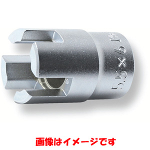 コーケン Ko-ken コーケン 3119-3X5 3/8 9.5mm 蝶ネジ用ソケット 差込角9.5mm 対辺 3mmＸ5mm