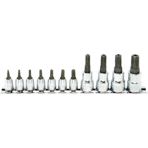 コーケン Ko-ken コーケン RSX02511IPR 1/4＆3/8SQ.イジリ止めトルクスプラスビットソケットレールセット 11ヶ組