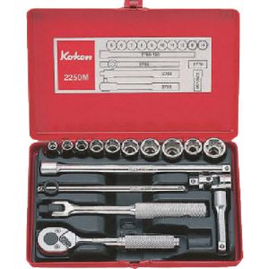 コーケン Ko-ken コーケン 2250A 1/4 6.35mm SQ. ソケットセット 16ヶ組