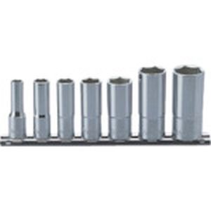 コーケン Ko-ken コーケン RS3305W7 3/8 9.5mm SQ. 12角BSWディープソケット 英国規格ソケット レールセット 7ヶ組