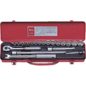 コーケン Ko-ken コーケン 3206A 3/8 9.5mm SQ. ソケットセット 17ヶ組