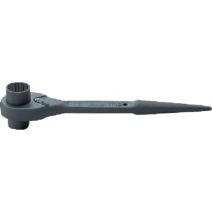 コーケン Ko-ken コーケン 171S17X19 両口シノ付きラチェット ショート  17mmx19mm