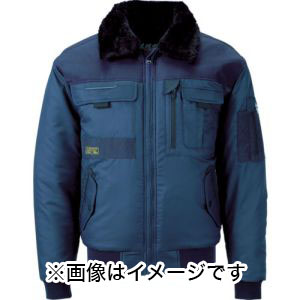 ジーベック XEBEC 現場服 防寒ブルゾン LL 紺 222