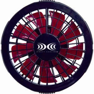 ジーベック XEBEC ジーベック FAN2200R-999-888 空調服 ワンタッチファン単体2個 クロ×アカ