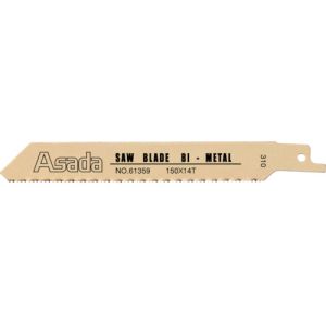 アサダ Asada アサダ 61360 セーバーソー のこ刃 バイメタル 150×18山 10本 メーカー直送 代引不可 北海道沖縄離島不可