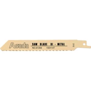 アサダ Asada アサダ 61461 セーバーソー のこ刃 バイメタル 250×18山 10本 メーカー直送 代引不可 北海道沖縄離島不可