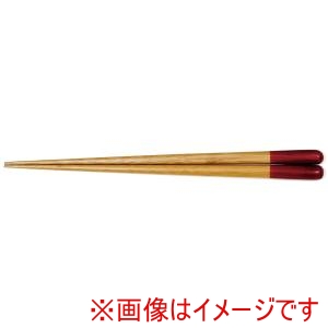 萬洋 MANYO 萬洋 26-214L がんこ箸赤 大 24cm