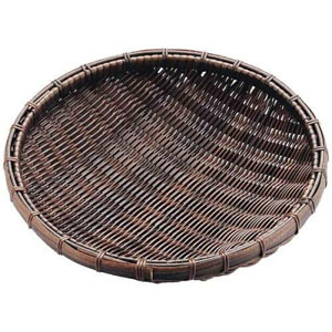 萬洋 MANYO 萬洋 91-087 樹脂丸ザル 茶 30