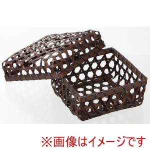 萬洋 MANYO 萬洋 15-562S 茶染メザルフタ付角 小