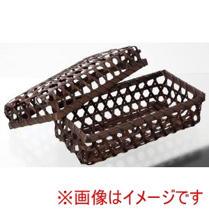 萬洋 MANYO 萬洋 15-563S 茶染メザルフタ付角長 小