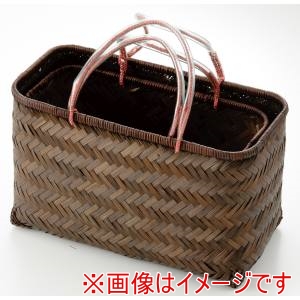 萬洋 MANYO 萬洋 15-410 アジロ角長買物籠 染 大 S/2