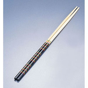 松尾物産 松尾物産 竹製 歌舞伎菜箸 黒 33cm