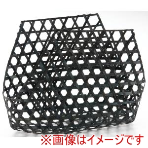 萬洋 MANYO 萬洋 18-542J 六ッ目包みかご 黒 大