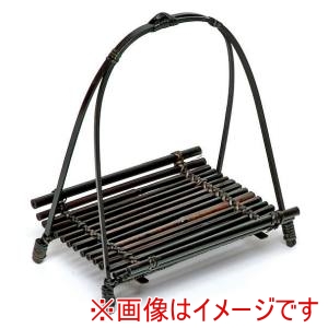 萬洋 MANYO 萬洋 21-275B 鮎皿ワンタッチ柄付 黒