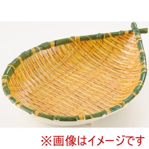 萬洋 MANYO 萬洋 91-305S 竹風メラミンプレート 舟型 小