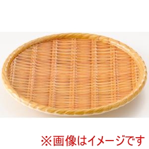 萬洋 MANYO 萬洋 91-316L 竹風メラミンプレート巻渕 白 丸 大