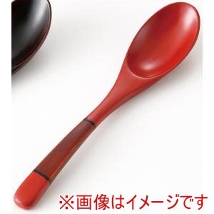 萬洋 MANYO 萬洋 27-062B ティースプーン 塗分け 朱