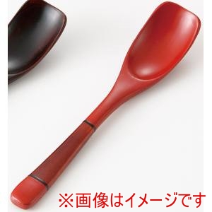 萬洋 MANYO 萬洋 27-063B デザートスプーン 塗分け 朱