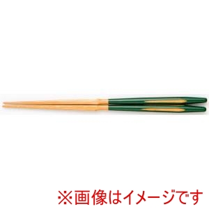 萬洋 MANYO 萬洋 26-296C エレガント箸 23cm 緑