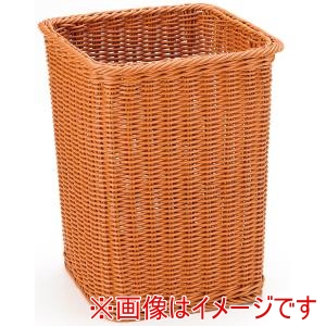 萬洋 MANYO 萬洋 91-407M 樹脂マルチバスケット角 中 ブラウン