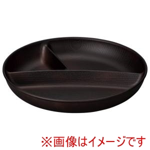 萬洋 MANYO 萬洋 91-602C 木目樹脂ワンプレート L ダークブラウン