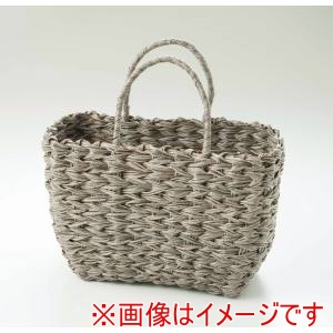 萬洋 MANYO 萬洋 91-435 樹脂ウォーターヒヤシンス手提げバック アッシュグレー