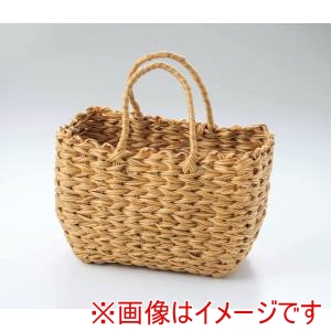 萬洋 MANYO 萬洋 91-436 樹脂ウォーターヒヤシンス手提げバック キャラメル