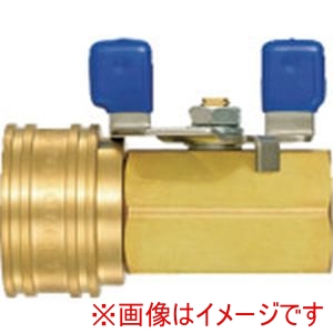 日東工器 日東工器 BV-3TSF BRASS FKM TSPカプラ ボールバルブ付 47217