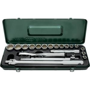 旭金属工業 アサヒ ASH ASH VO4251 レボウェイブソケットレンチセット12.7□×21PCS 旭金属工業