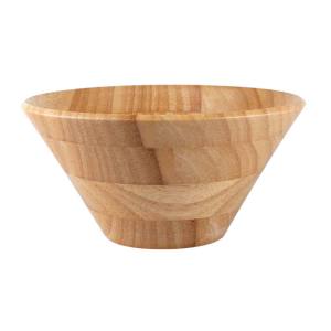 丸十 丸十 ラバーウッド サラダボール ナチュラル 18cm 640484