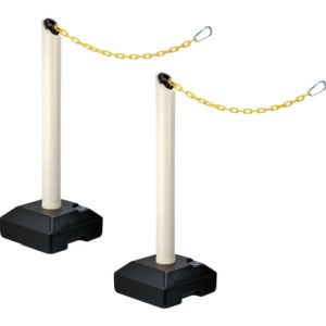 中発販売 リーレックス Reelex Reelex BN-685WSTSET プラチェーン内蔵ポールバリネオ2 2本セット パールホワイト メーカー直送 代引不可 北海道沖縄離島不可