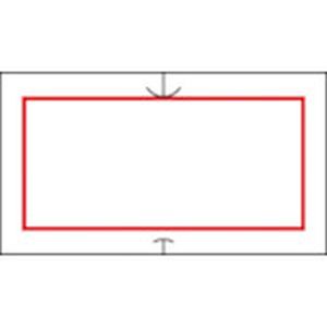 サトー SATO サトー 419999041 SP/UN01C用 共通ラベル 4 赤枠 強粘 100巻入