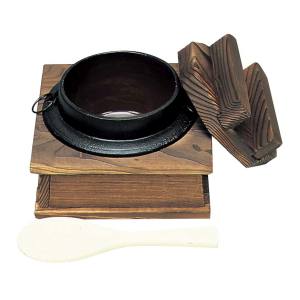 東伸販売 TOSHIN 東伸販売 五進 鉄 1人用 釜めしセット G-31