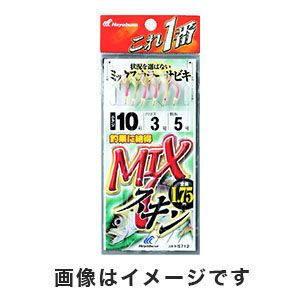 ハヤブサ Hayabusa ハヤブサ これ一番 MIXスキンサビキ 6本鈎 3号 ハリス 0.6 HS712