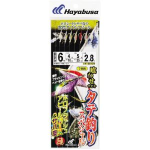 ハヤブサ Hayabusa ハヤブサ SS424タテ釣SPホロフラッシュMIXサバ皮 6 5