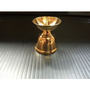 静岡木工 静岡木工 ローソク立て 真鍮ダルマ 特大 神棚用 神具