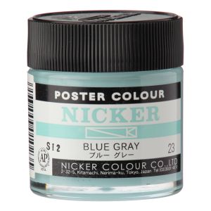 ニッカー絵具 ニッカー絵具 ポスターカラー 40ml 023 ブルーグレー 1023