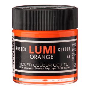 ニッカー絵具 ニッカー絵具 ポスターカラー 40ml L-3 ルミカラー オレンジ 1163