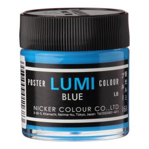 ニッカー絵具 ニッカー絵具 ポスターカラー 40ml L-8 ルミカラー ブルー 1168
