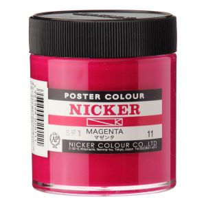 ニッカー絵具 ニッカー絵具 ポスターカラー 130ML 011 マゼンタ PC130ML#011